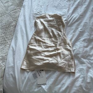 Reformation Almond Silk Two-Piece